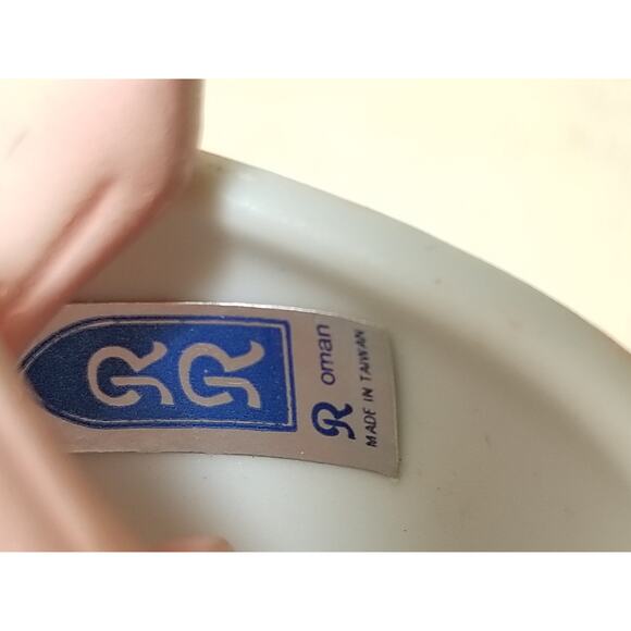 Christmas Tree Ornament Pink Pig w/ Dangling Legs Ceramic 3" RR Roman 90s Vtg - Picture 11 of 13